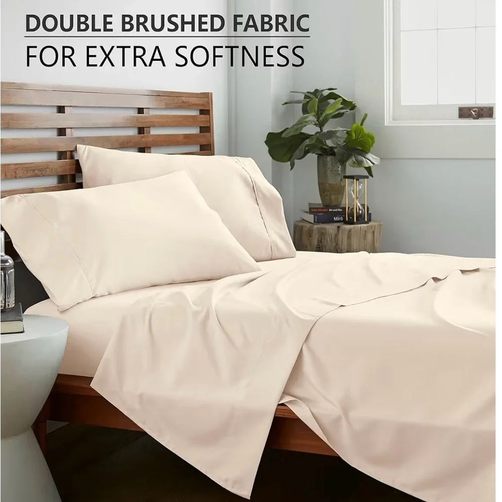 American Home Cream Bedding Set - Picture 2 of 4